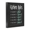 Stupell Industries Kitchen Rules Black & Green Framed Giclee, design by Lettered and Lined